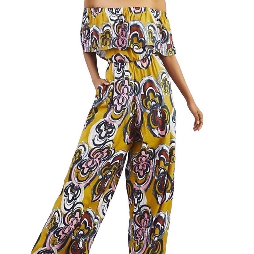 Bel Kazan Lily Jumpsuit from Anthropologie XL NWT